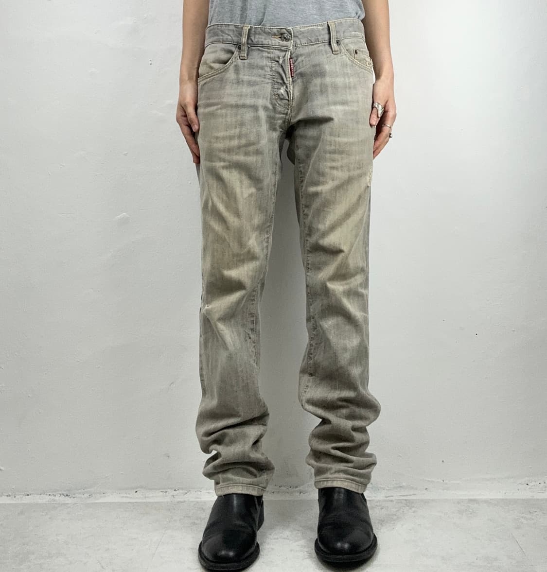 Dsquared2 2012SS Distressed Ash Grey Was 상품이미지1