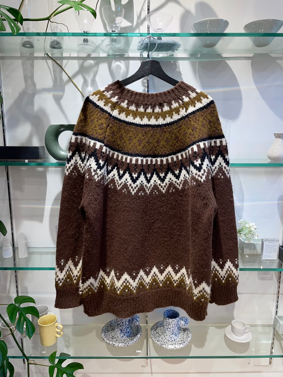준야와타나베 fair isle sweater 상품이미지2