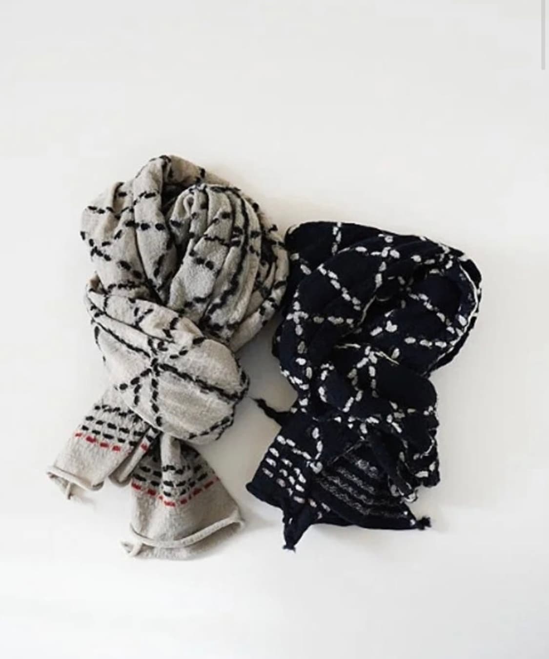 KAPITAL 융합 모직 사시코 HAPPY 머플러 축융 목도리 스카프 상품이미지2