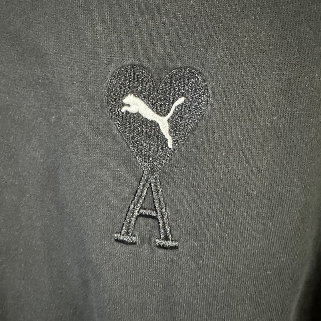 푸마 X 아미 시그니처 로고 크롭 티셔츠 상품이미지2