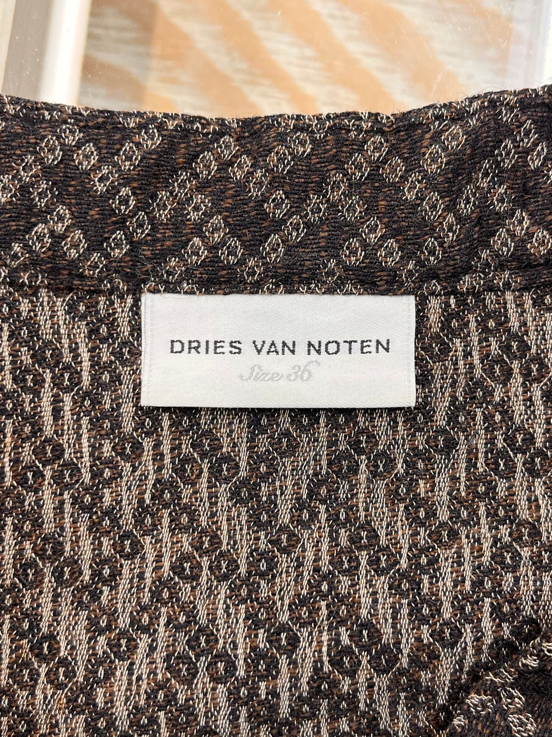 드리스 반 노튼 자카드 울 레이온 자켓 상품이미지5