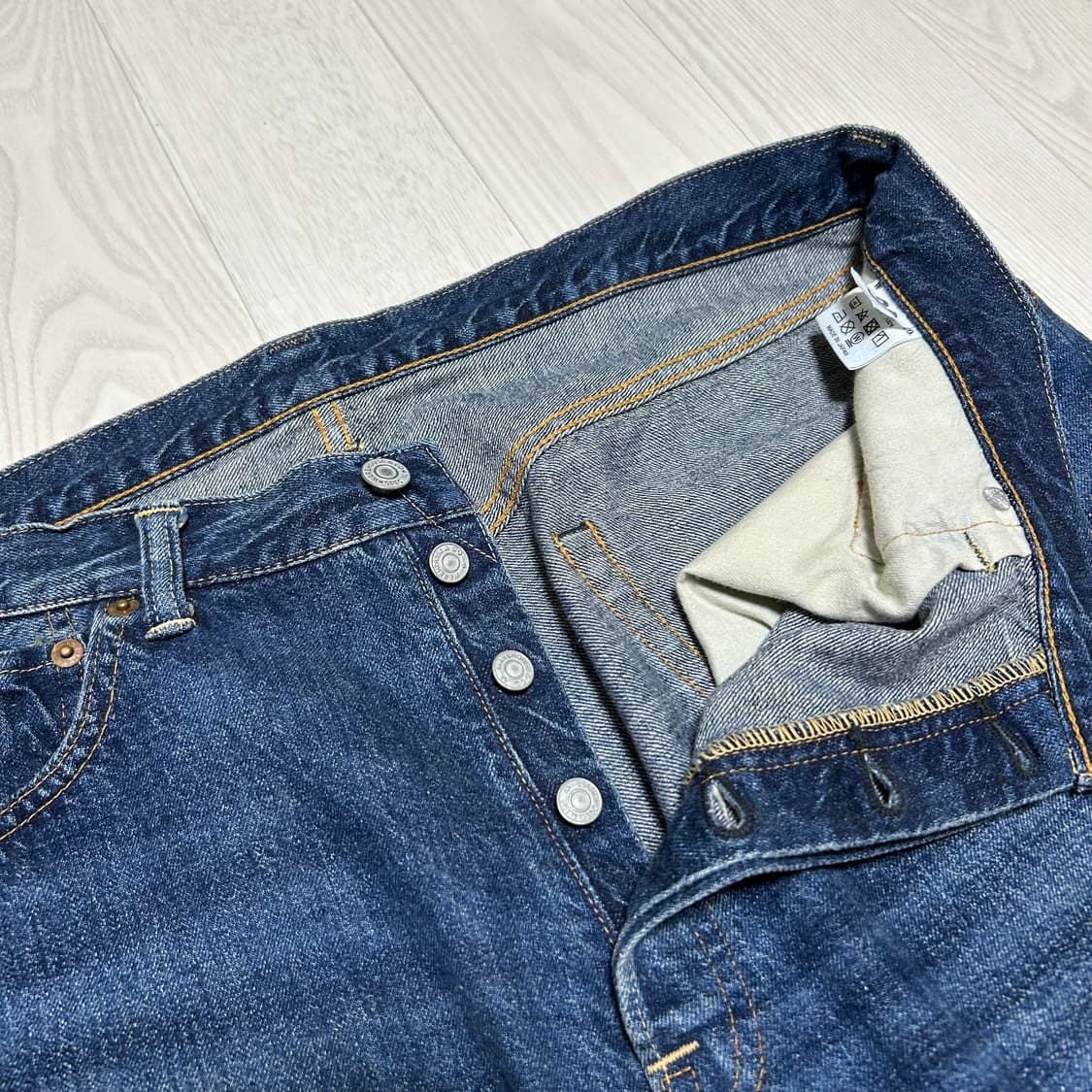 [38] 웨어하우스 1101 미디엄 인디고 셀비지데님 상품이미지3