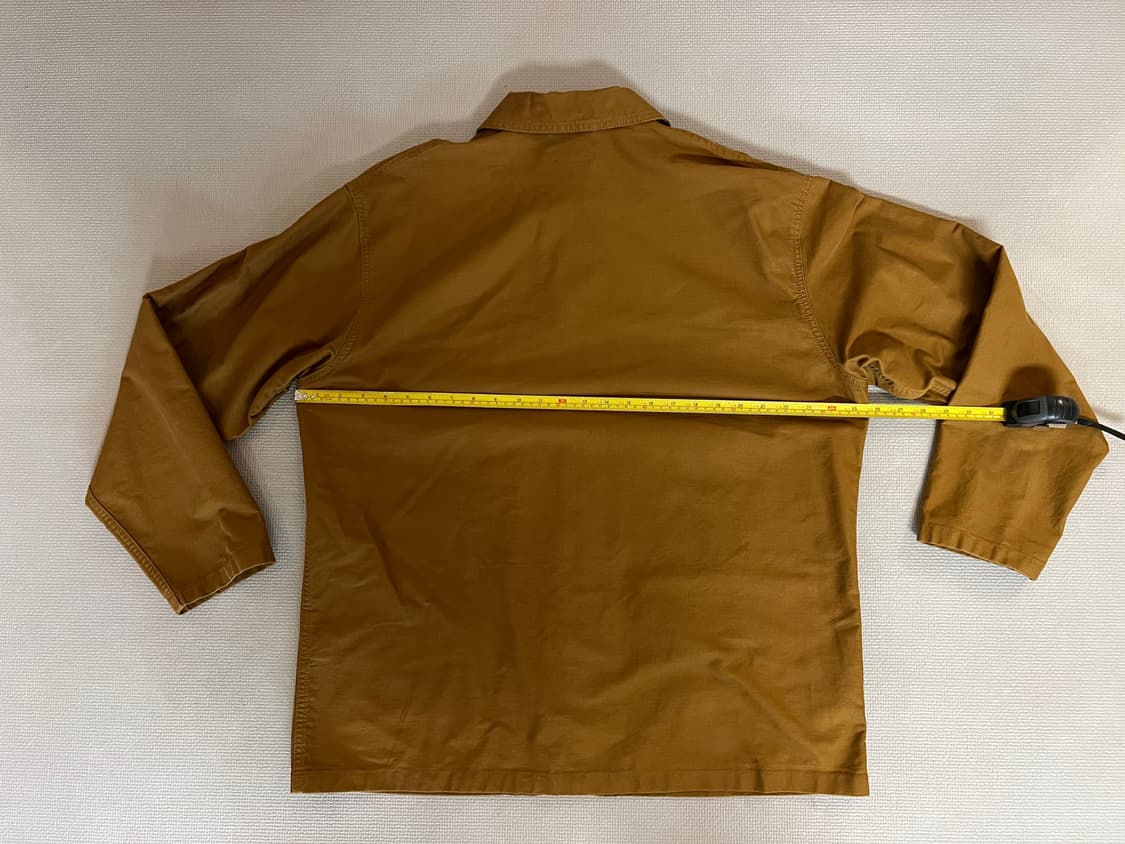 택제거 새제품 - 유니클로 워크 셔츠 자켓(브라운) XL 상품이미지5