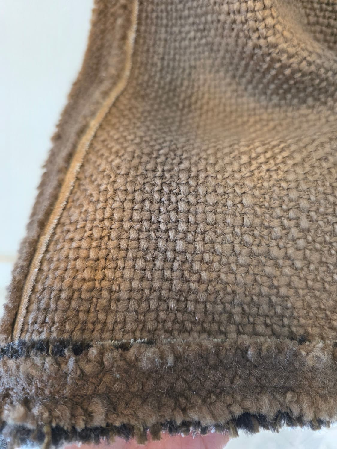 프라다 브라운 알파카울 혼방스커트 40사이즈 상품이미지4