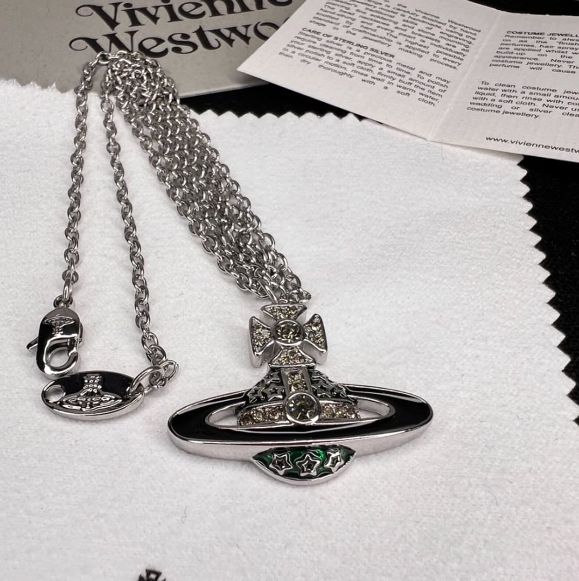 비비안웨스트우드 아카이브 멀티컬러 스타orb 팬던트 목걸이 상품이미지5