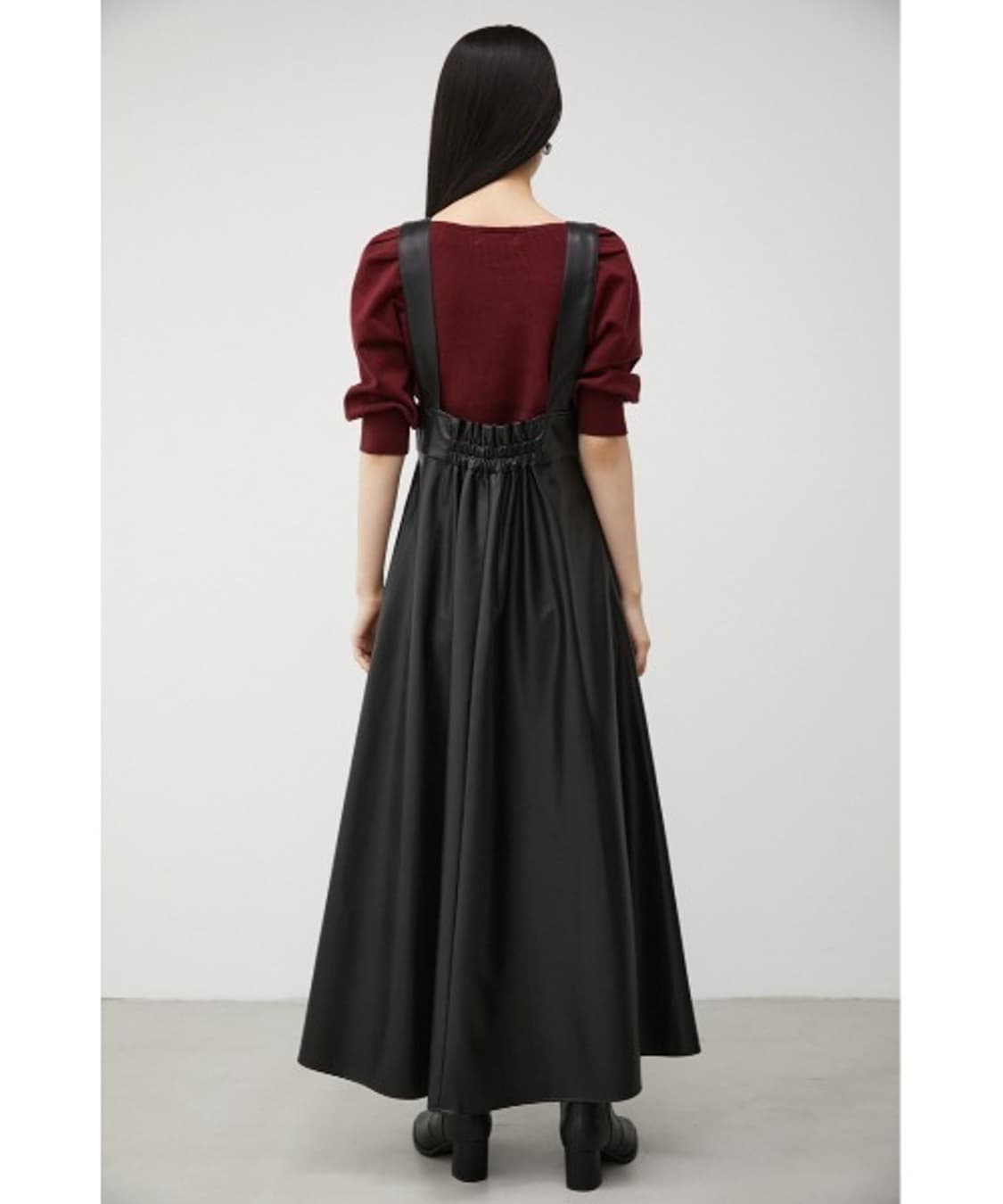 [s] AZUL BY MOUSSY 일본 브랜드 페이크 레더 가죽 스커트 상품이미지3