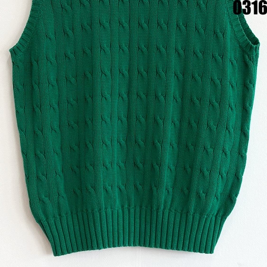 폴로 랄프로렌 클래식 케이블 니트 베스트 M 0316  상품이미지9