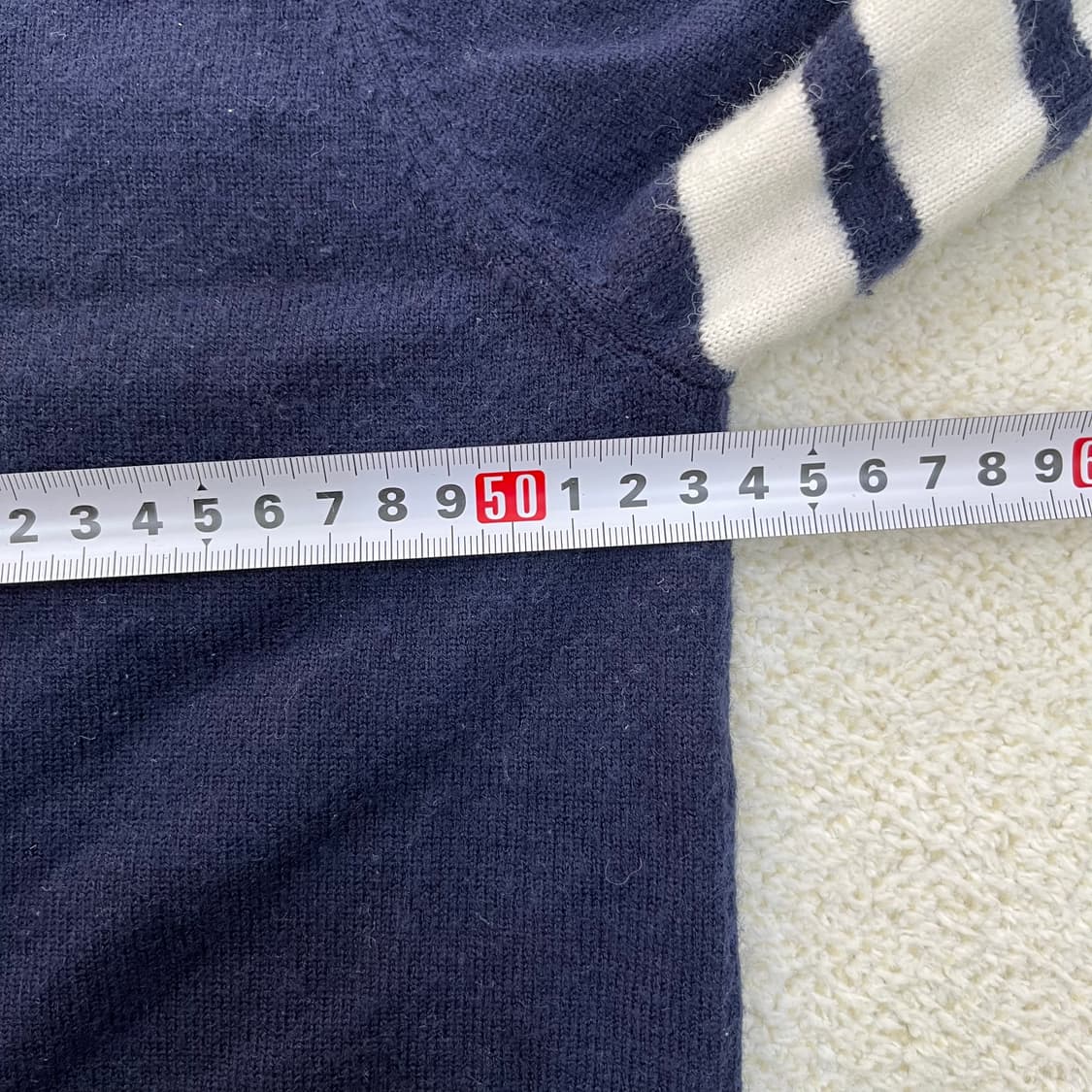 1 고급 사선완장 니트 스웨터 0310M 상품이미지5