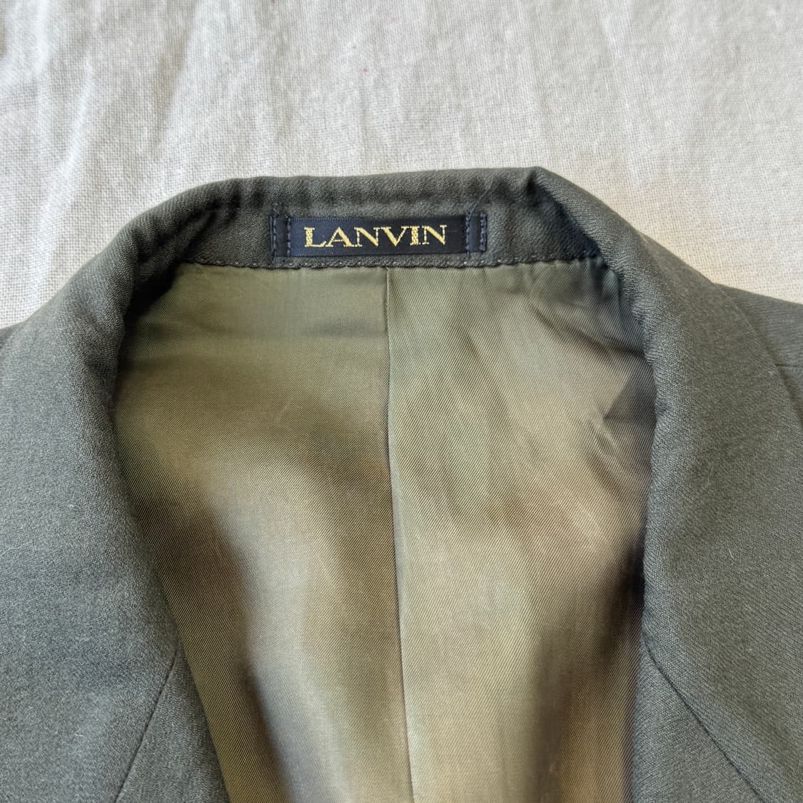 랑방 90s 카키 블레이저 자켓100 상품이미지6