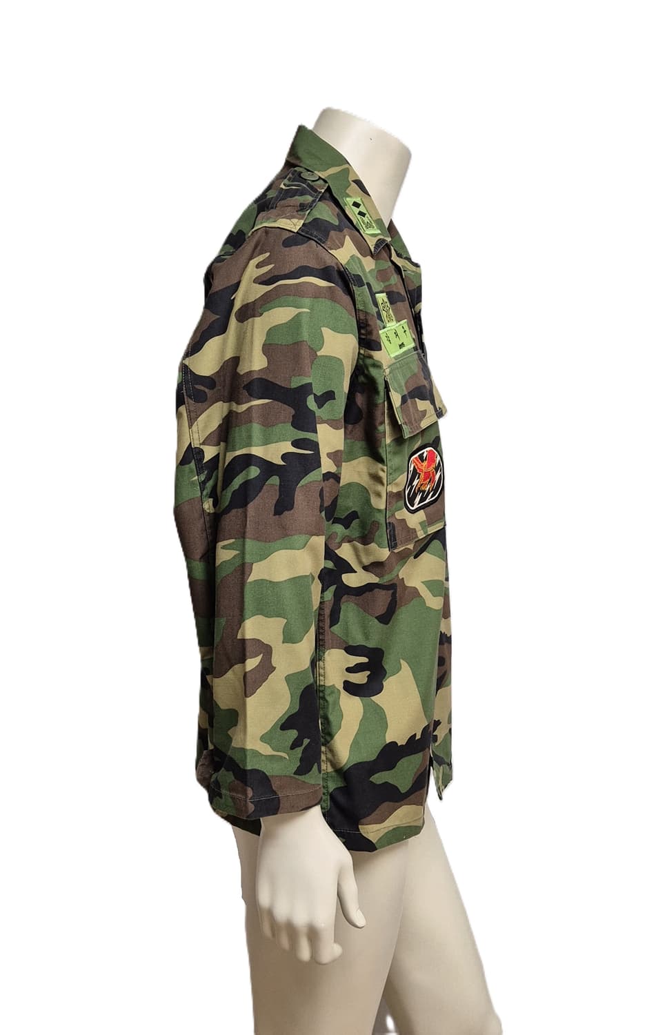 육군 구형 1공중강습여단 중위 중기형 동계 전투복 상의 자켓 (L) 상품이미지3