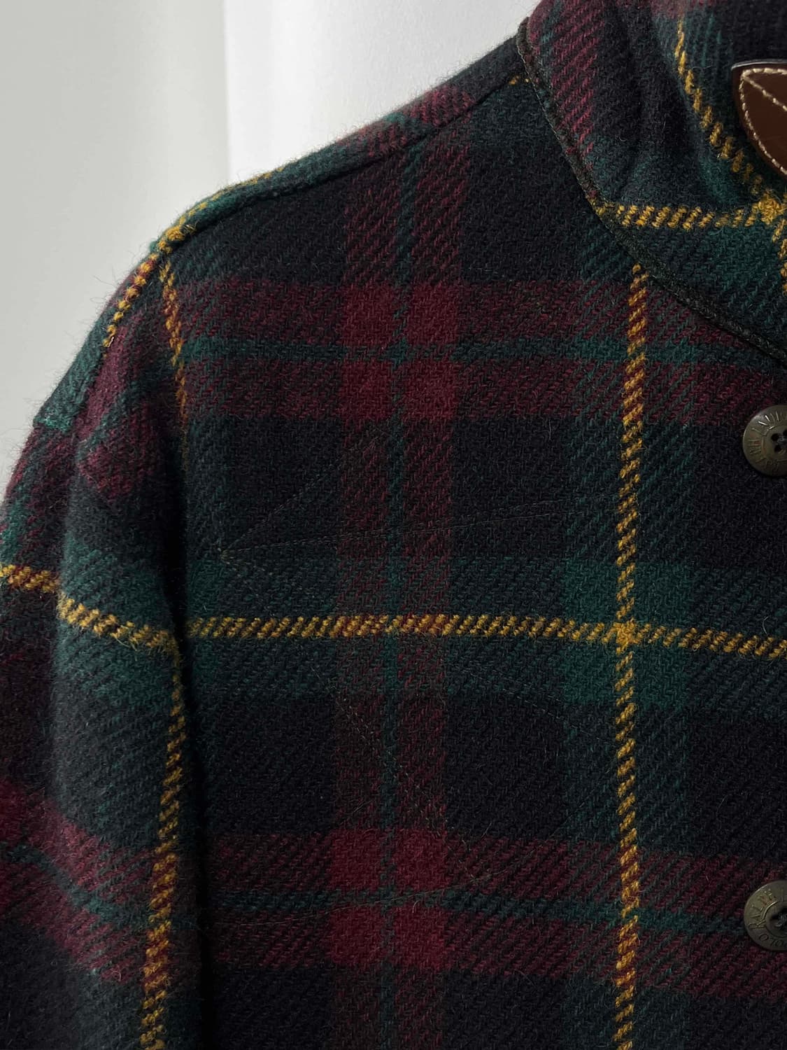 폴로 랄프로렌 알파카 울 매키노 타탄체크 헌팅 자켓 상품이미지7