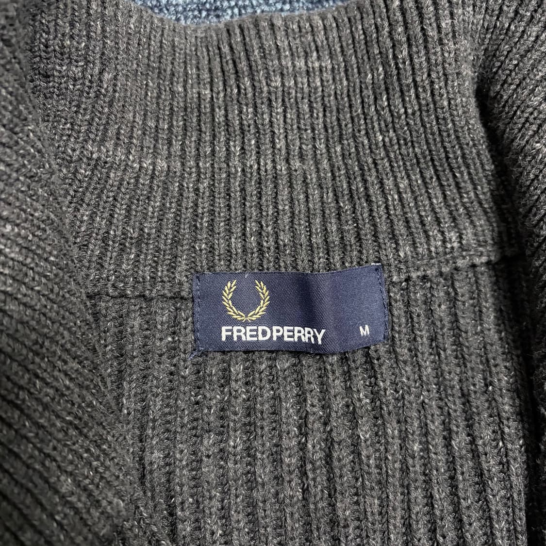 프레드페리 니트 집업 상품이미지4