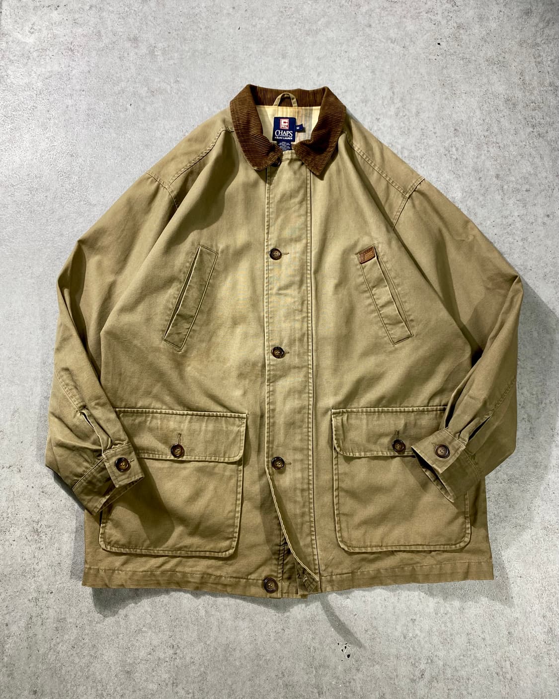 [M] 90s Chaps 챕스 랄프로렌 빈티지 코튼 헌팅자켓 상품이미지1