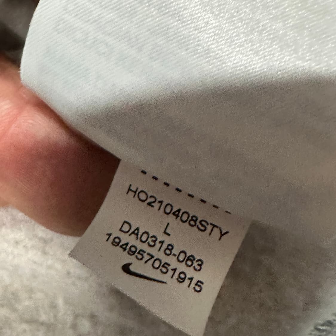 나이키 NRG 솔로스우시 그레이 맨투맨 L 상품이미지5