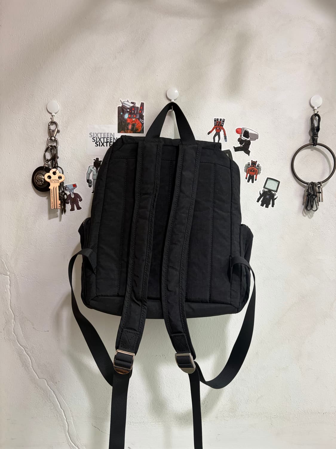 노이아고 블랙 백팩 상품이미지2