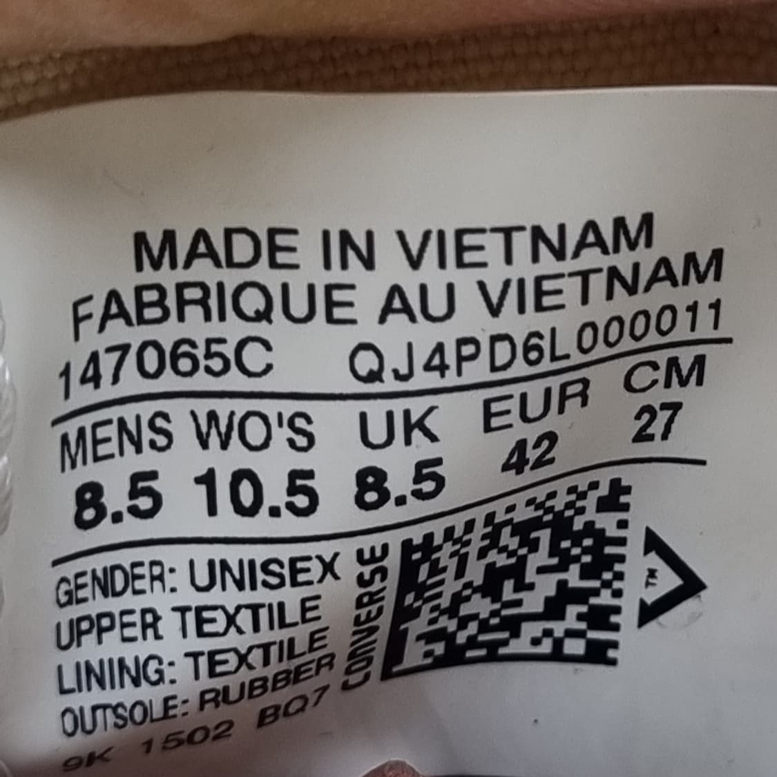 컨버스 척테일러 체크패턴 하이탑270 상품이미지6