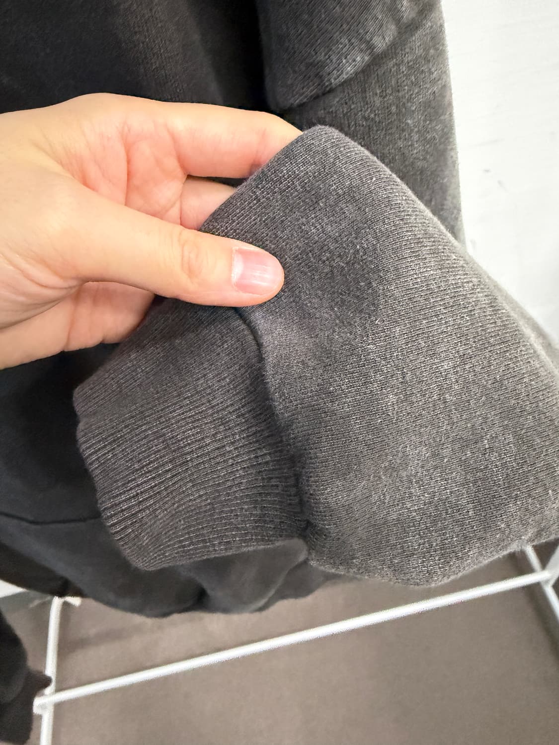 VUJADE 뷰자데 블랭크 워시드 후드 브라운 상품이미지7