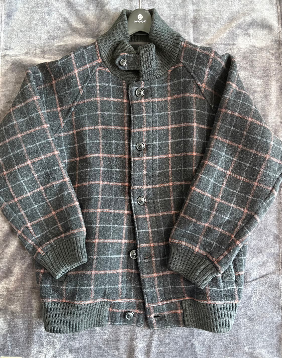 울리치 체크 코트 상품이미지1