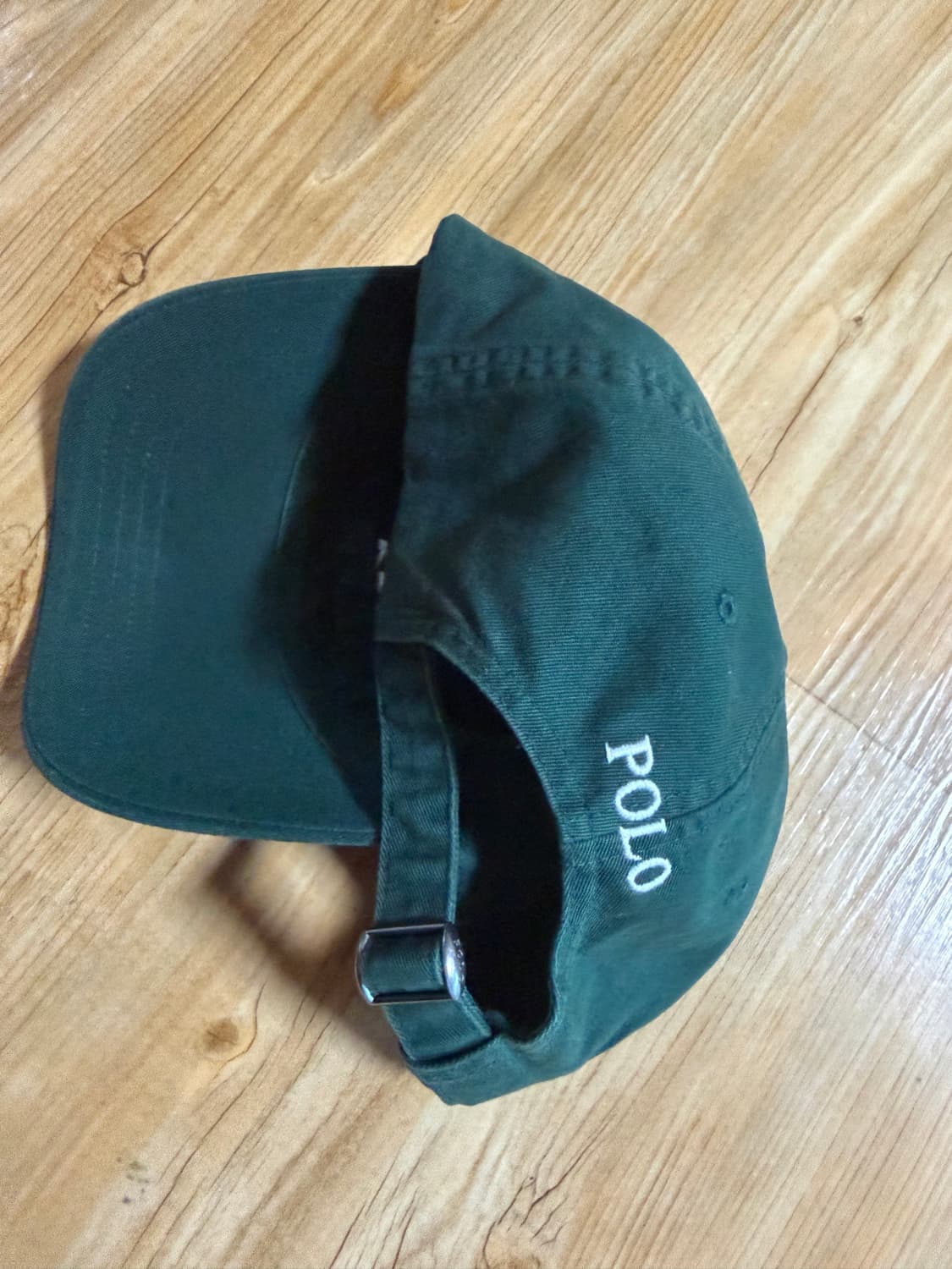 폴로 스컬 치노 볼캡 그린 컬러 모자 상품이미지3