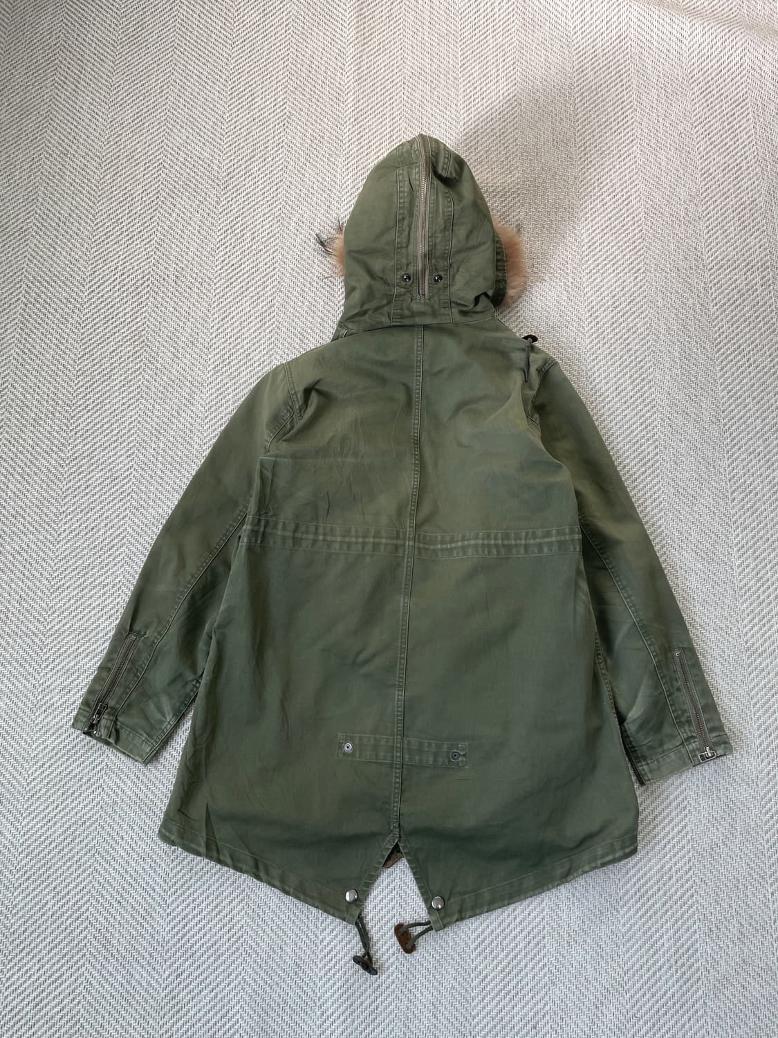 빈티지 M-51 퍼 트리밍 피쉬테일 밀리터리 파카 J03545 상품이미지1