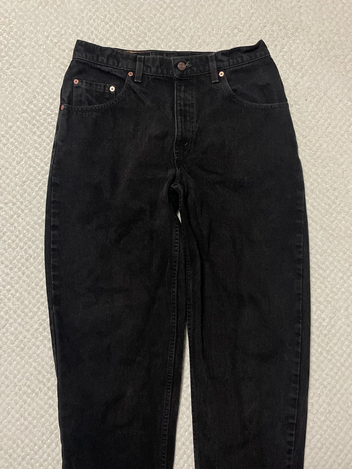 [33X32] 리바이스 90's USA 560 흑청 데님 팬츠(클리닝O) 상품이미지3