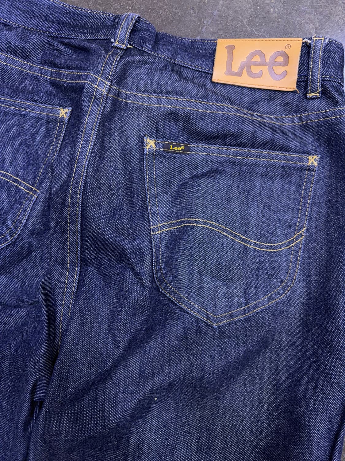 Lee 코듀라 컴포트 스트레이트핏 생지 딥인디고 데님팬츠 32 상품이미지7