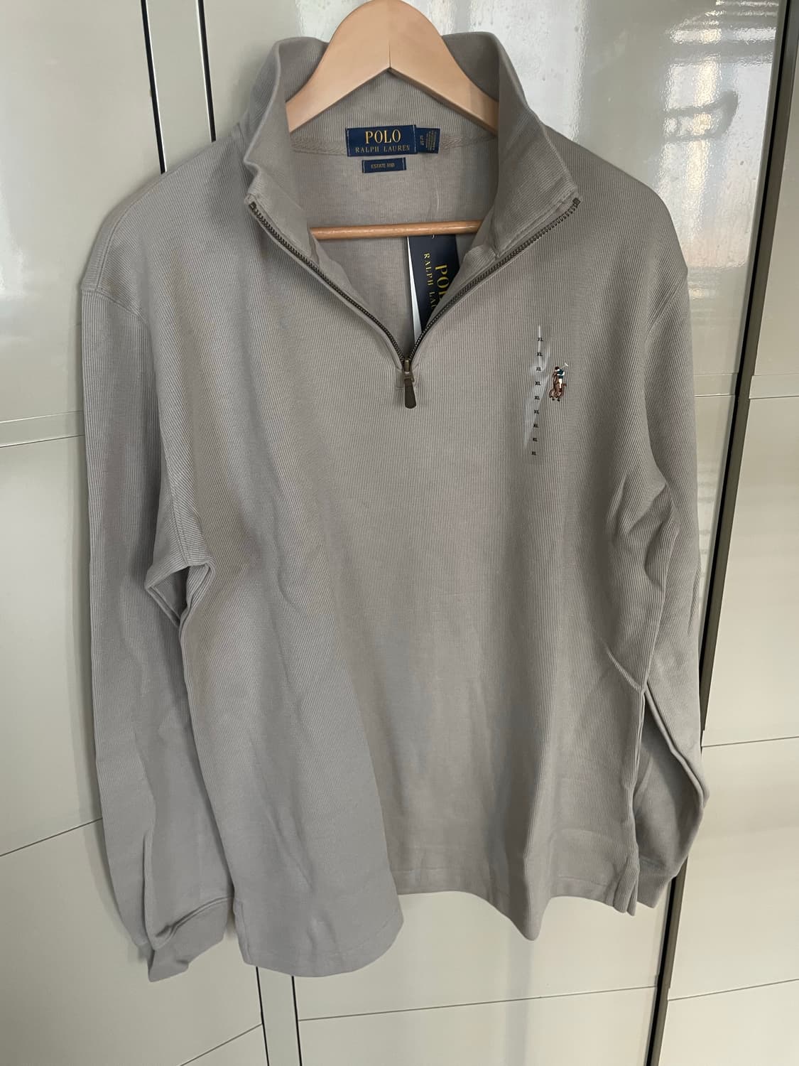 폴로 신형 에스테이트 리브 쿼터 지퍼 풀오버 XL 상품이미지3