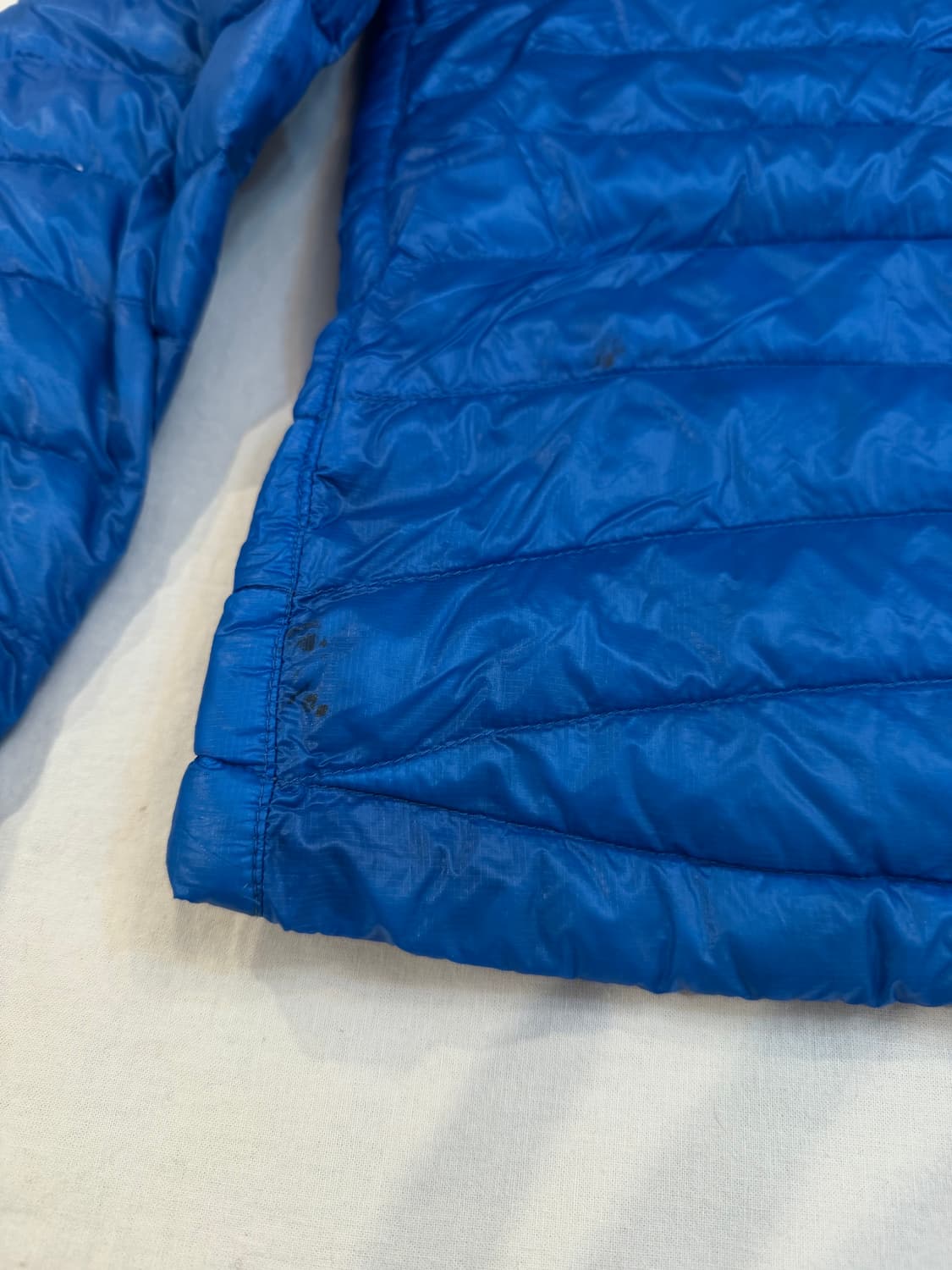 노스페이스 800필 써밋 옵티멈 구스 경량패딩 블루 상품이미지6