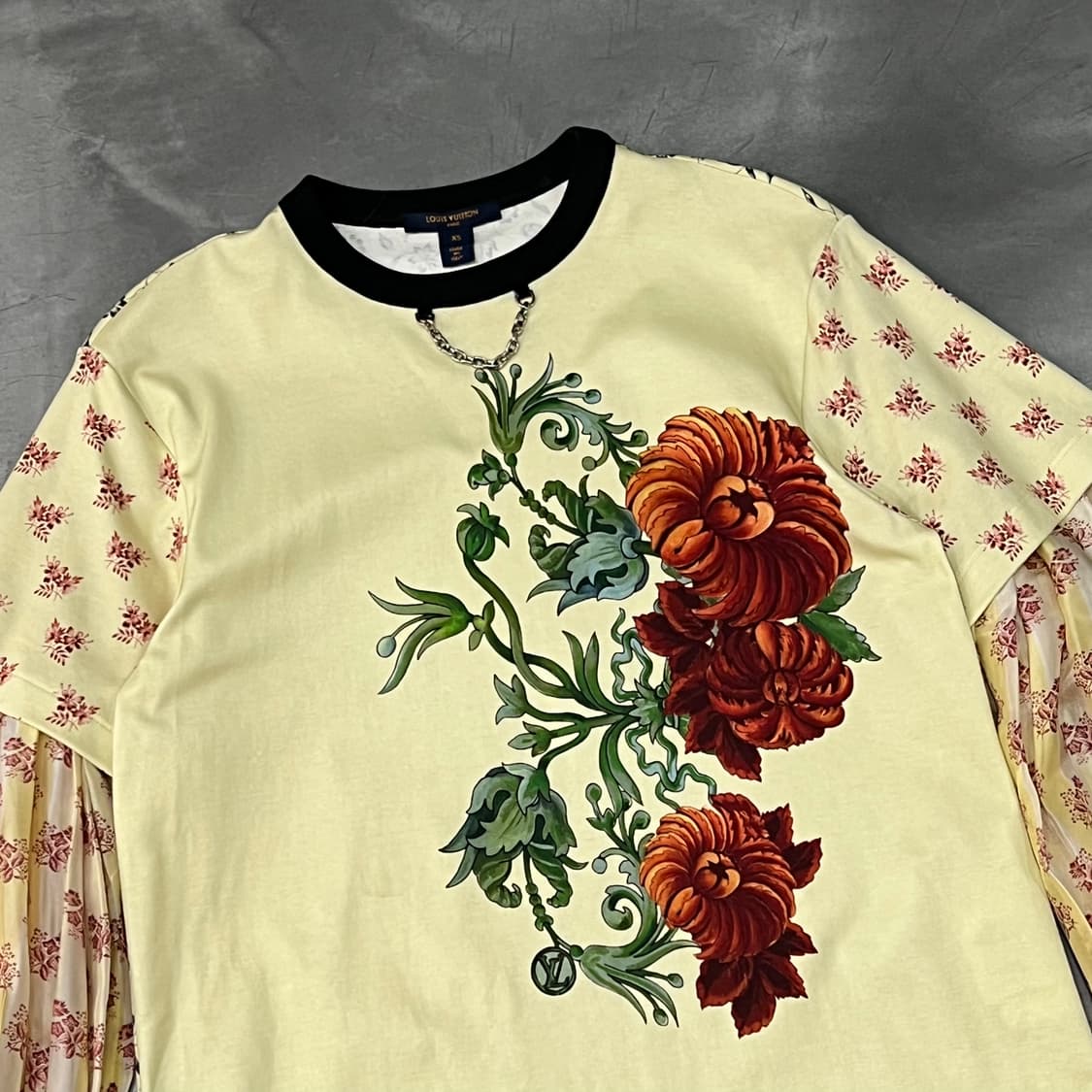  루이비통 플로랄 실크 슬리브 티셔츠 y14694 상품이미지3