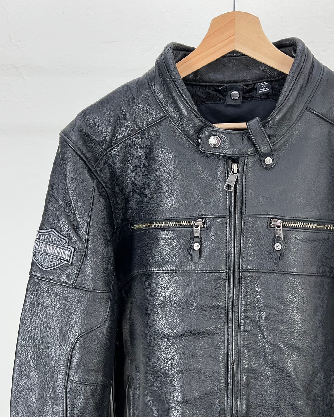 할리데이비슨 스윙 암 3-in-1 카우하이드 레더 벤트 테크니컬 라이더  상품이미지2