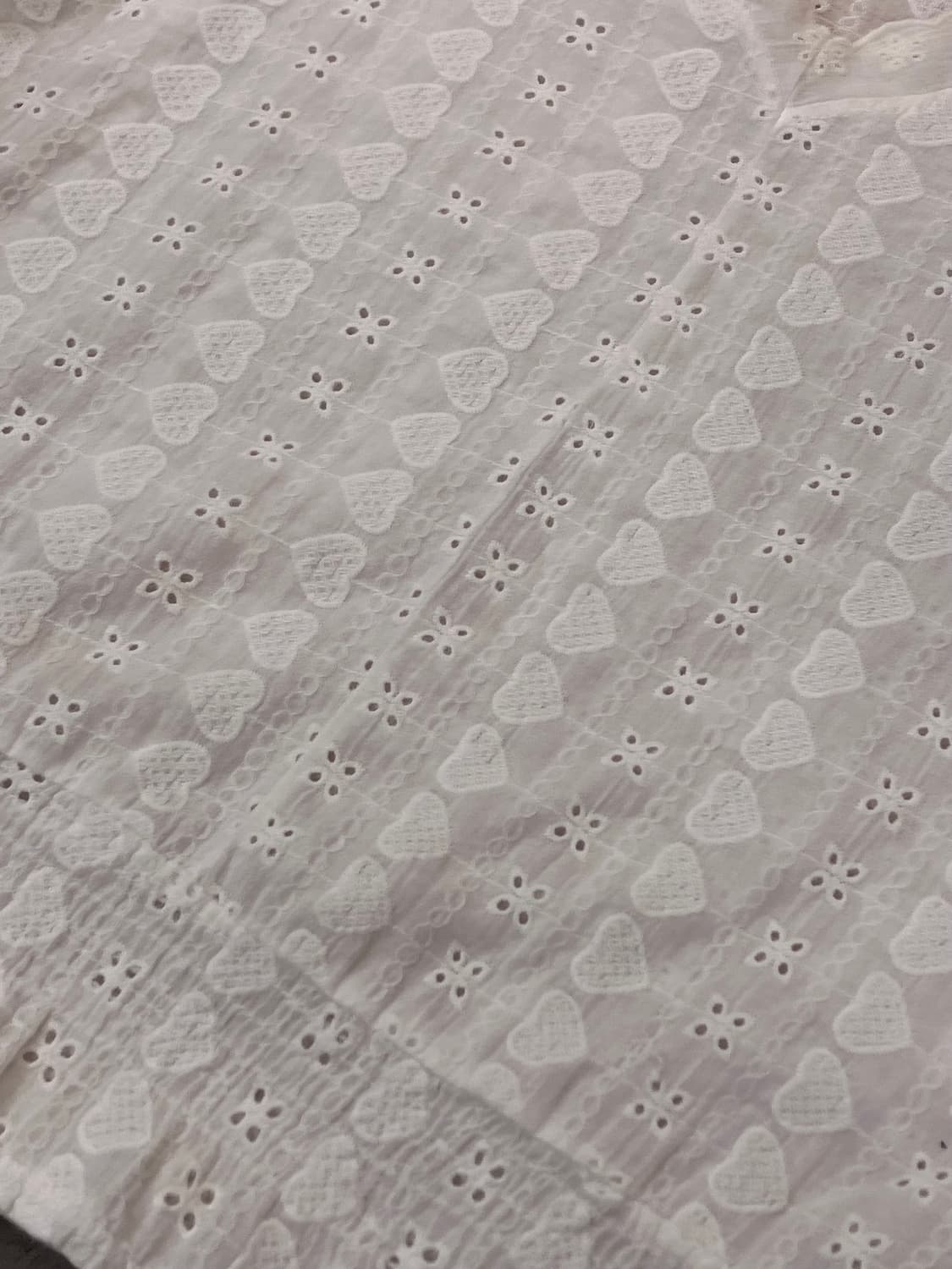 빈티지 레이스 코튼 반팔 티셔츠#csz4096 상품이미지5