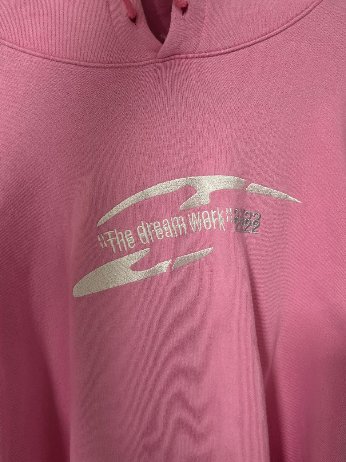 leey 오버사이즈 후드 핑크 상품이미지4