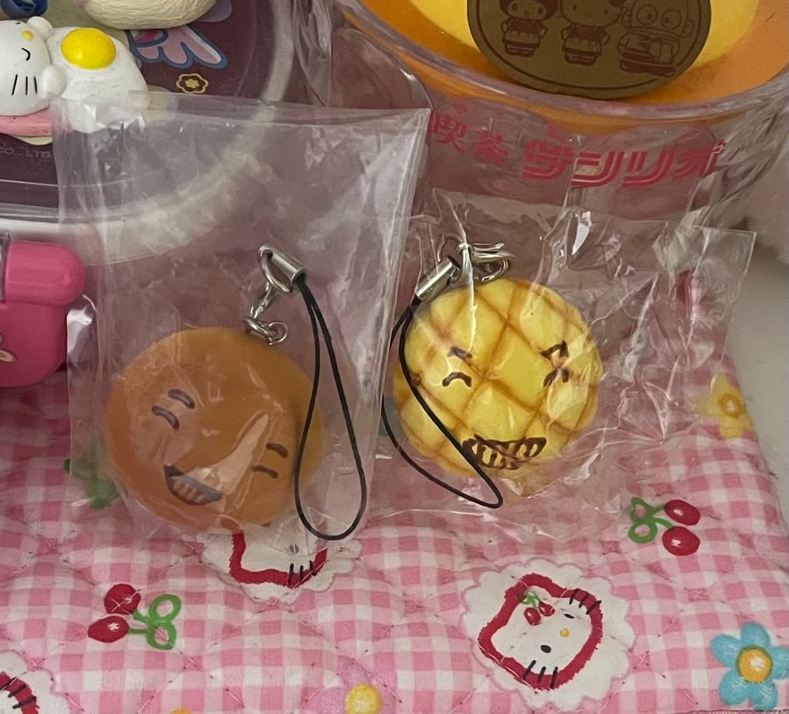 일괄 고전 메론빵 베이커리 스트랩 빈티지 갸루 디저트 스위츠 키링 산엑스 상품이미지1
