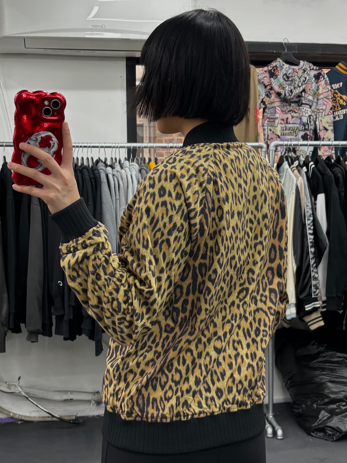 히스테릭 글래머 리버시블 레오파드 자켓 상품이미지10