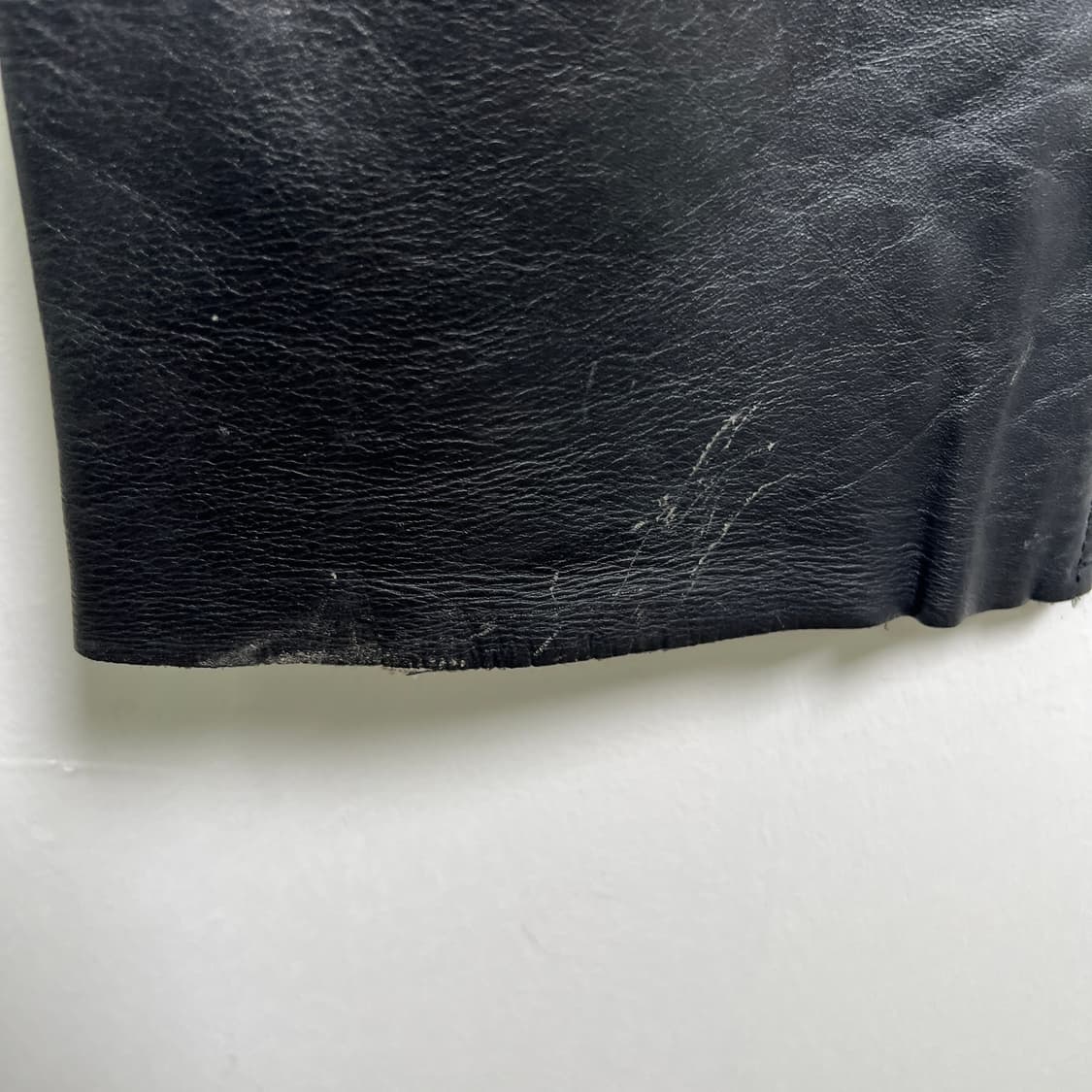 VTG 빈티지 블랙 소가죽 팬츠 33 상품이미지9