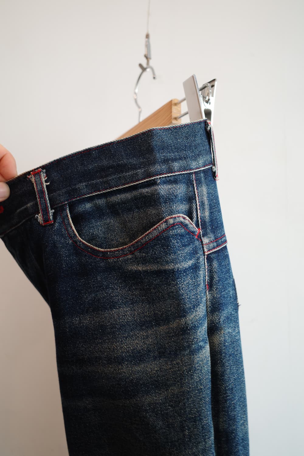 Japan brand 워싱 부츠컷 데님 (30인치) 상품이미지6