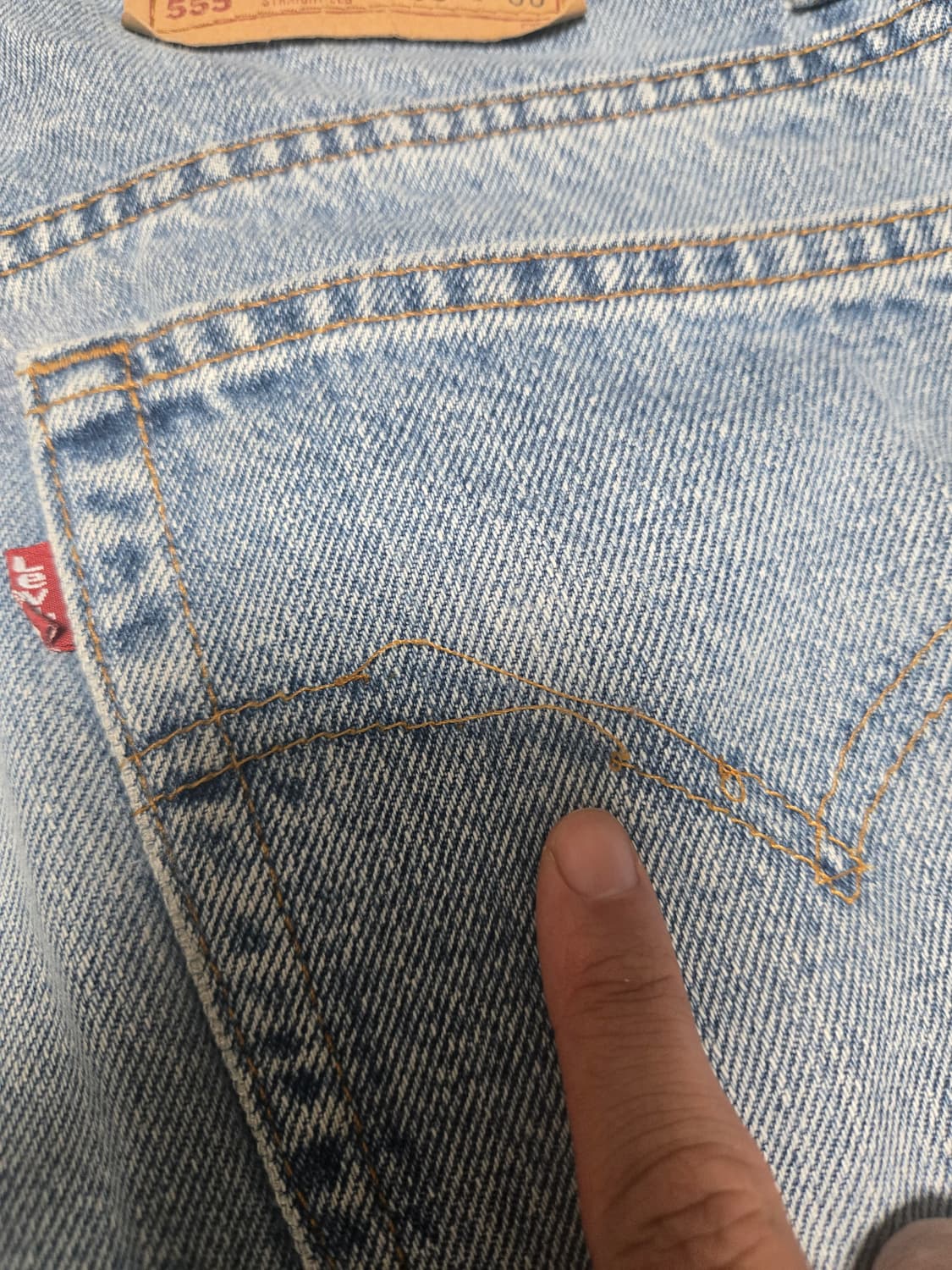 90s levis 555 36/30 상품이미지6