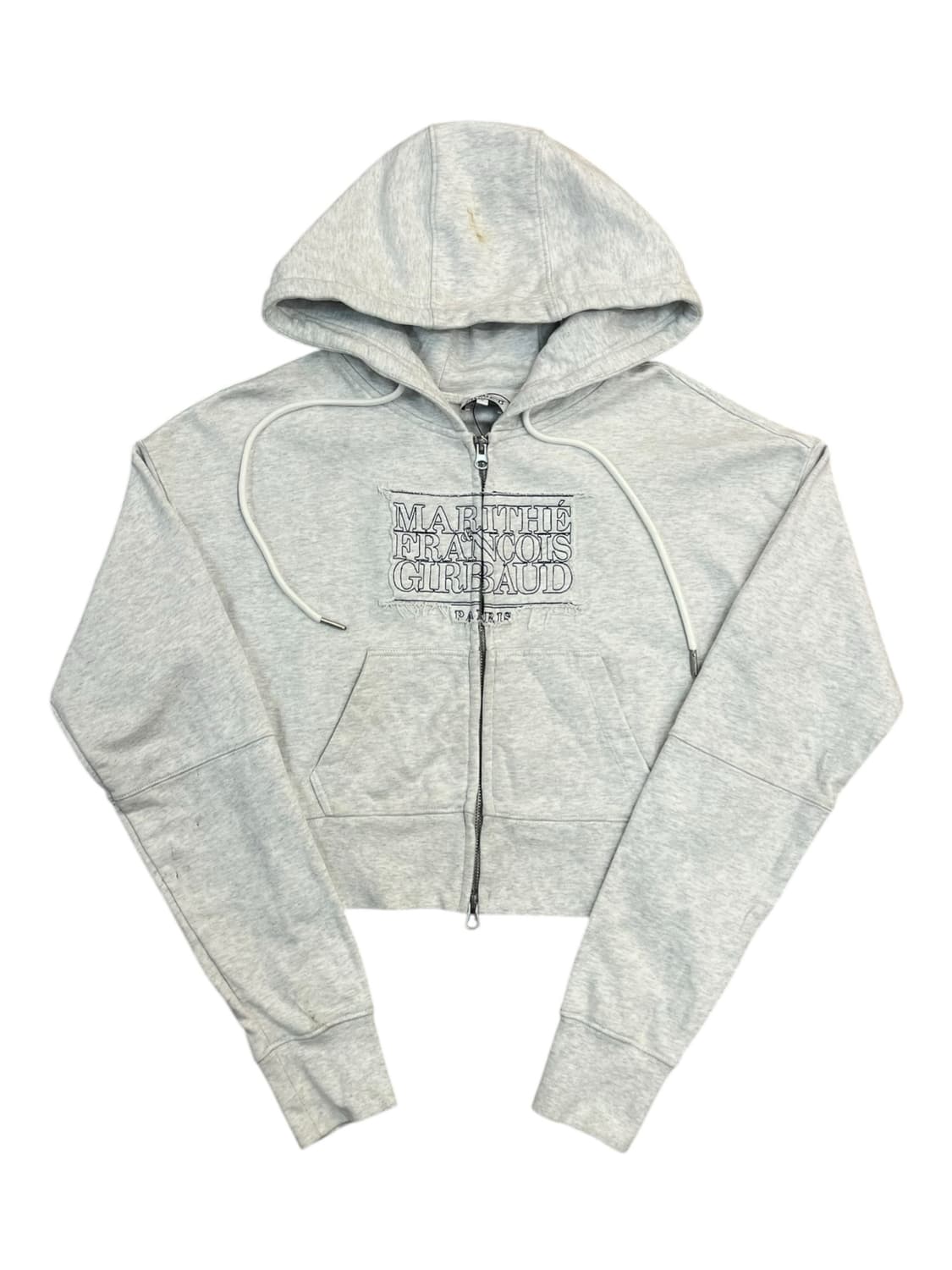 마르떼 프랑소와저버 크롭 투웨이 후드집업 그레이 S #csz2488 상품이미지3