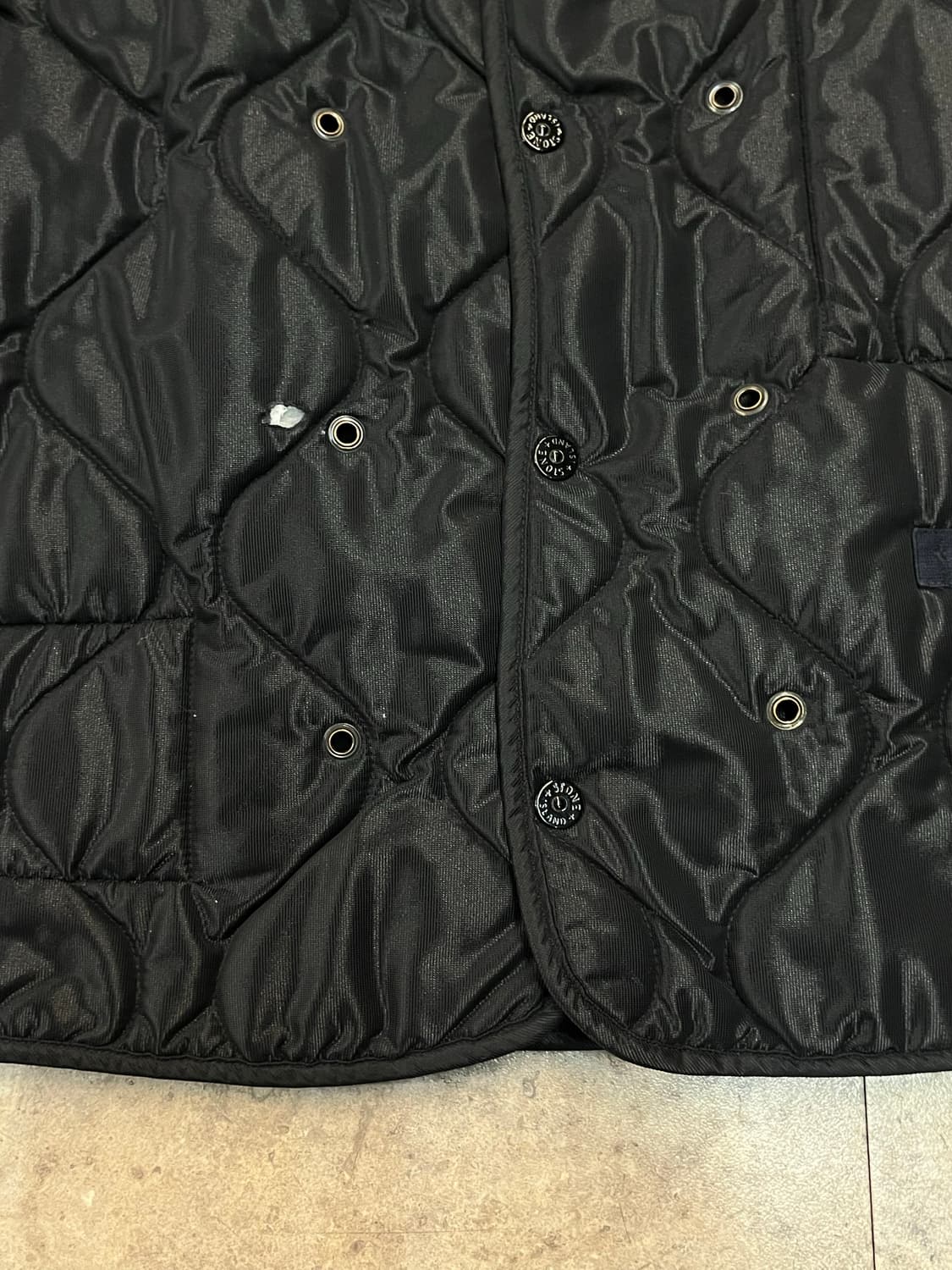 스톤아일랜드 퀄팅 자켓 블랙 XL #csz2099 상품이미지5