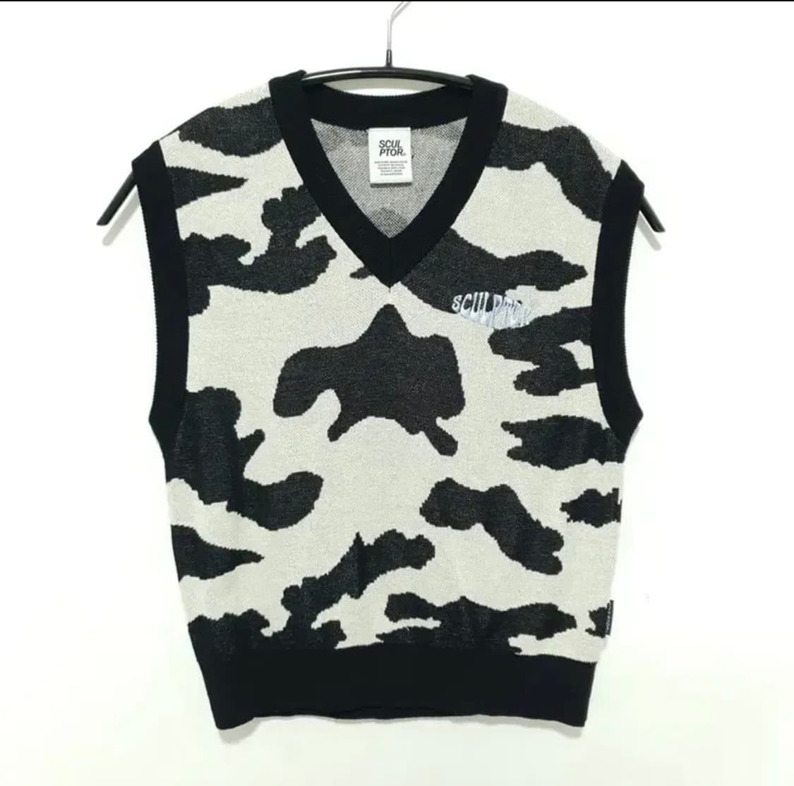 스컬프터 니트 베스트 F_S0865 상품이미지1