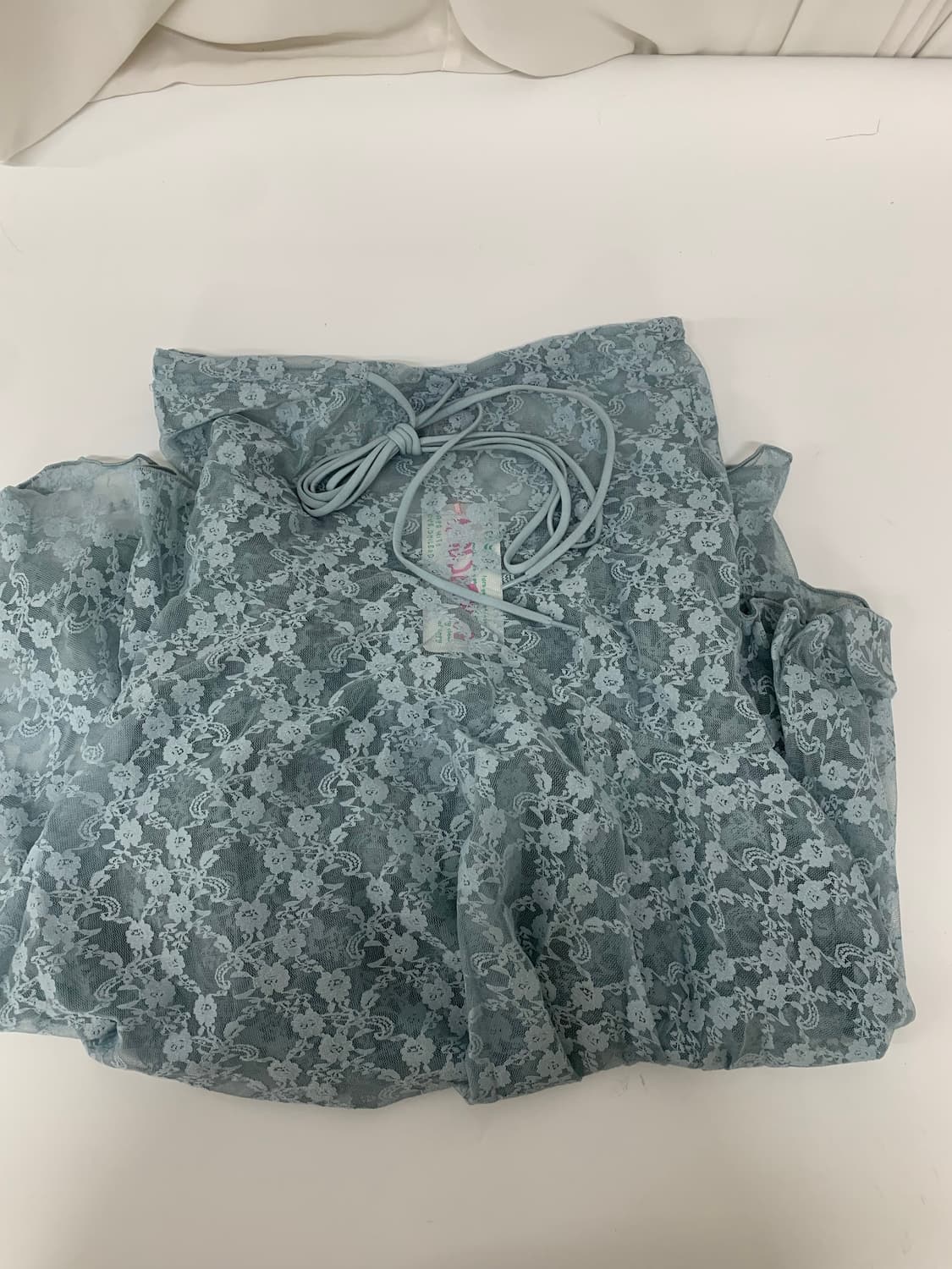 MINJIENA lace skirt bluegrey 상품이미지8