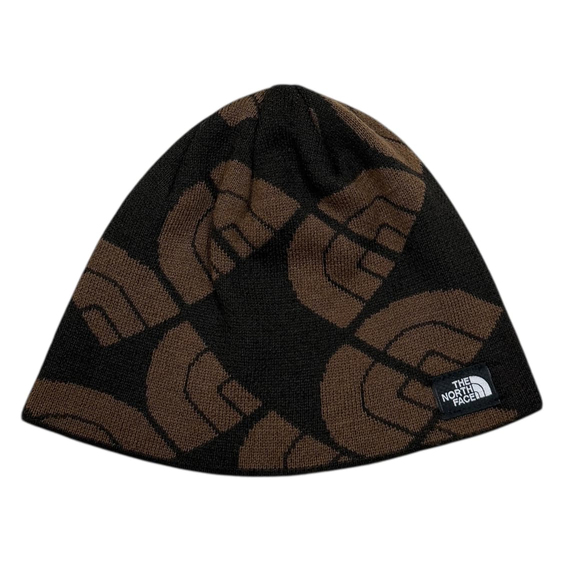 노스페이스 빈티지 브라운 아크릴 비니 모자 상품이미지1