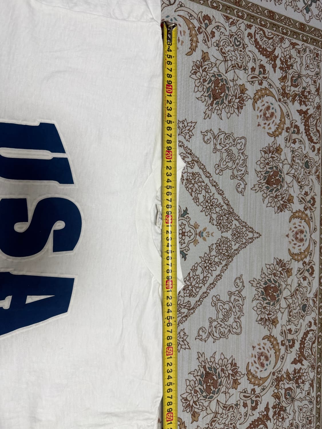 96‘s  USA성조기반팔티 XL 화이트싱글스티치 상품이미지8