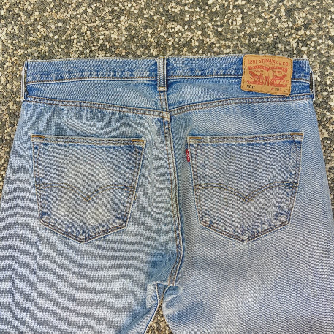 리바이스 501 연청 스트레이트 데님 (35) 상품이미지3