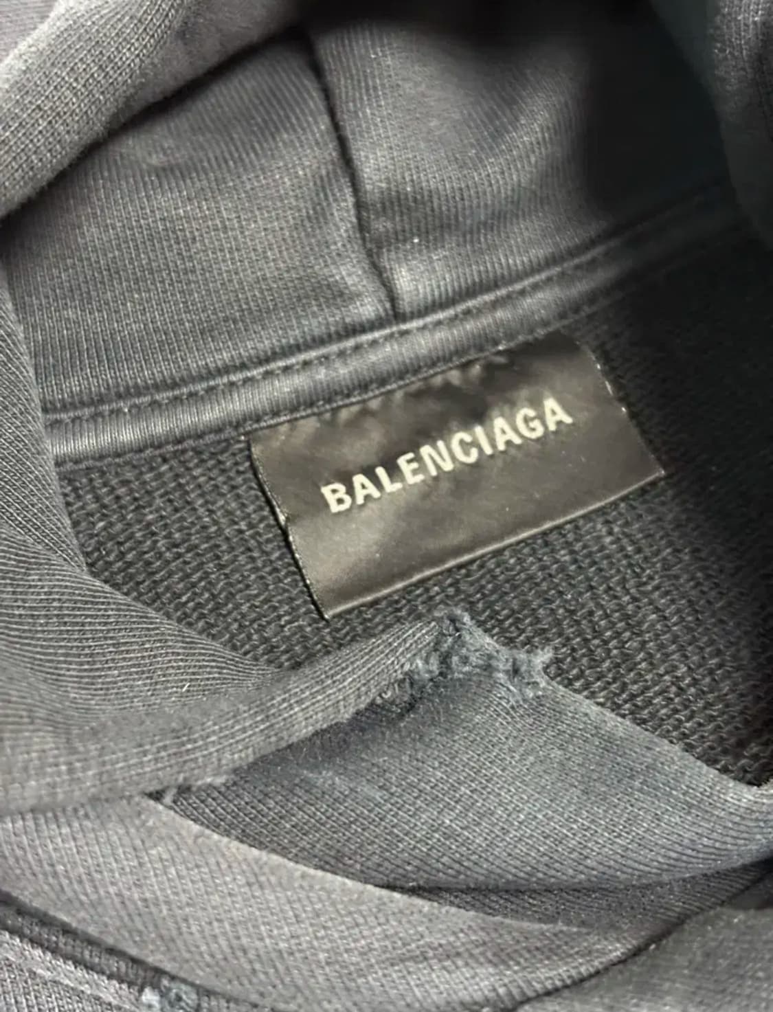 발렌시아가 테이프 후드티 상품이미지3