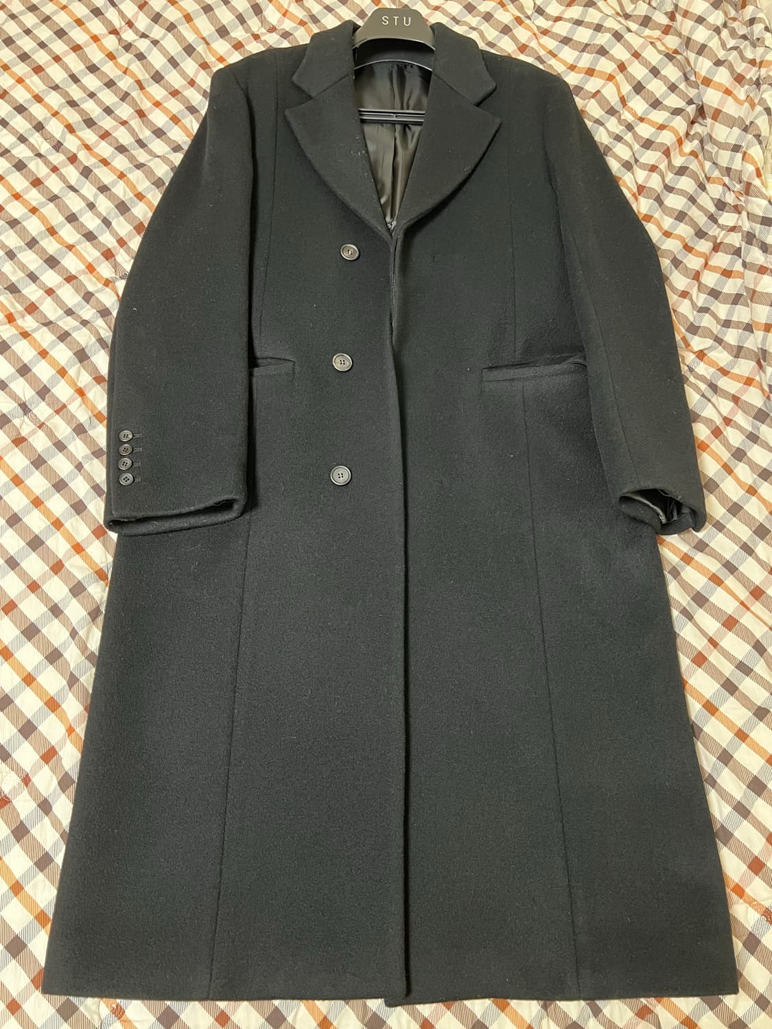 베일가 캐시미어 싱글 코트 L 상품이미지4