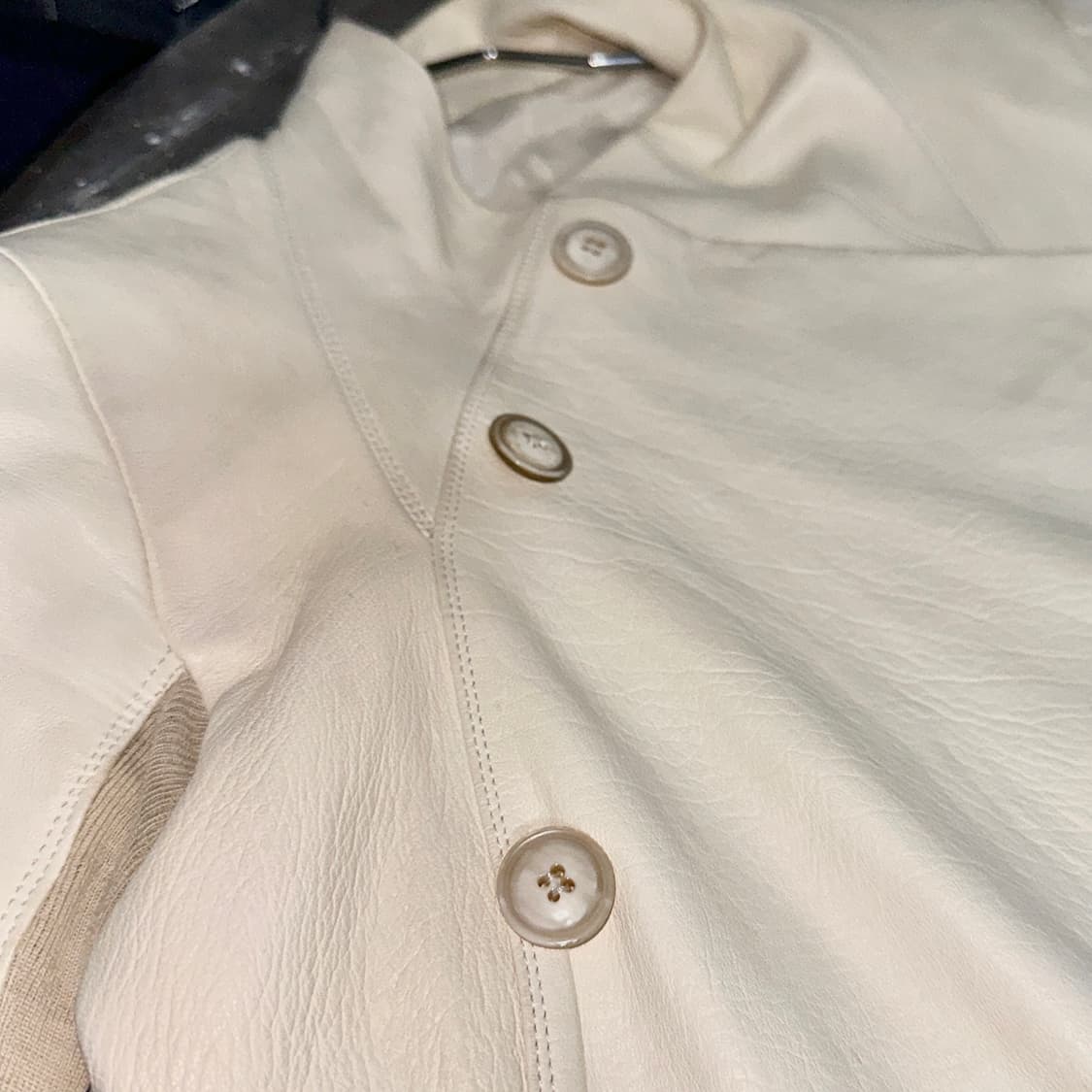 00s 아카이브 릭오웬스 가죽 버튼업 자켓 상품이미지4