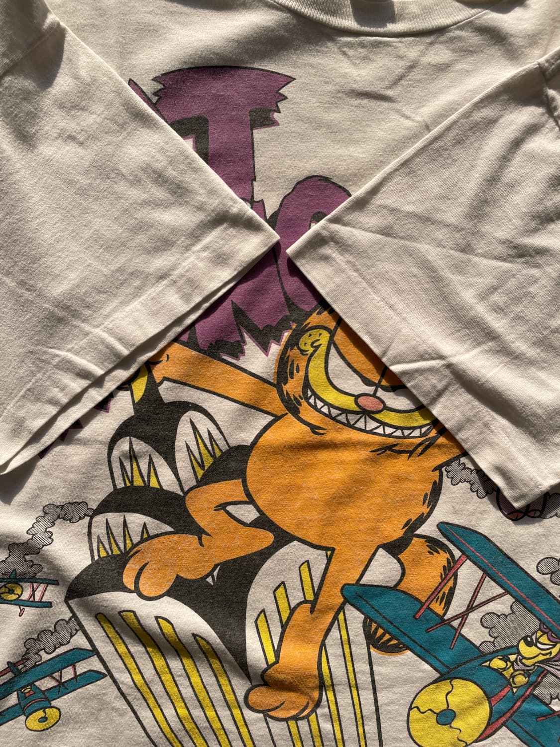 90s Garfield King Kong Parody T-shirt 상품이미지8