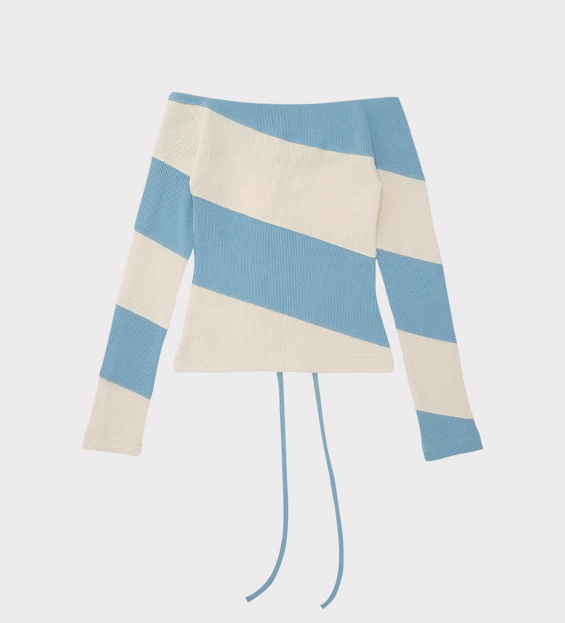 Kijun 스트라이프 오프숄더 상품이미지2