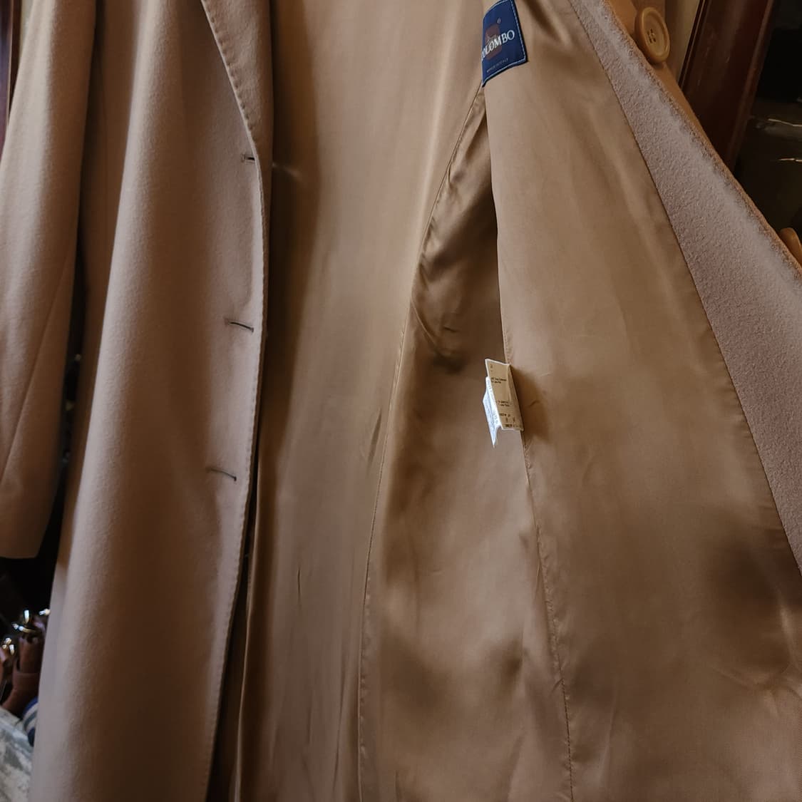 90s 신지아로카 콜롬보 울 싱글코트 42 상품이미지7